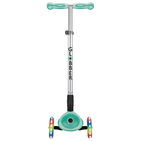 Детский трёхколёсный самокат Globber Primo Foldable Premium (7240-003) Мятный 3 года, 50 кг, Полиуретановые photo 2