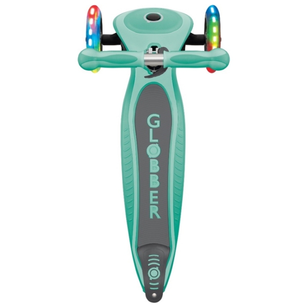 Детский трёхколёсный самокат Globber Primo Foldable Premium (7240-003) Мятный 3 года, 50 кг, Полиуретановые photo 4