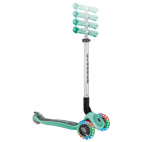 Детский трёхколёсный самокат Globber Primo Foldable Premium (7240-003) Мятный 3 года, 50 кг, Полиуретановые photo 6