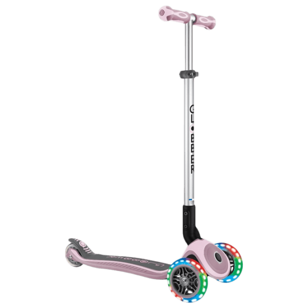 Детский трёхколёсный самокат Globber Primo Foldable Premium (7240-001) Сиреневый 3 года, 50 кг, Полиуретановые photo 1