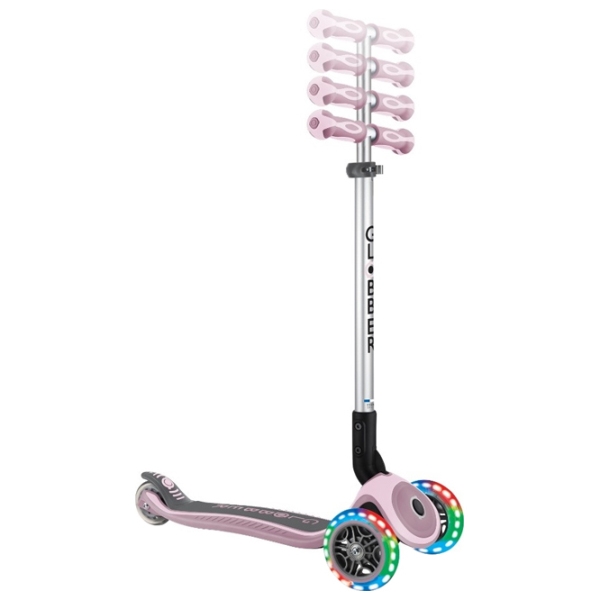 Детский трёхколёсный самокат Globber Primo Foldable Premium (7240-001) Сиреневый 3 года, 50 кг, Полиуретановые photo 6