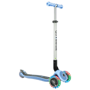 Детский трёхколёсный самокат Globber Primo Foldable Premium (7240-002) Синий 3 года, 50 кг, Полиуретановые