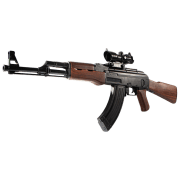 Игрушечный автомат Sia AKM Черный электрический, Гелевые шарики, 12+