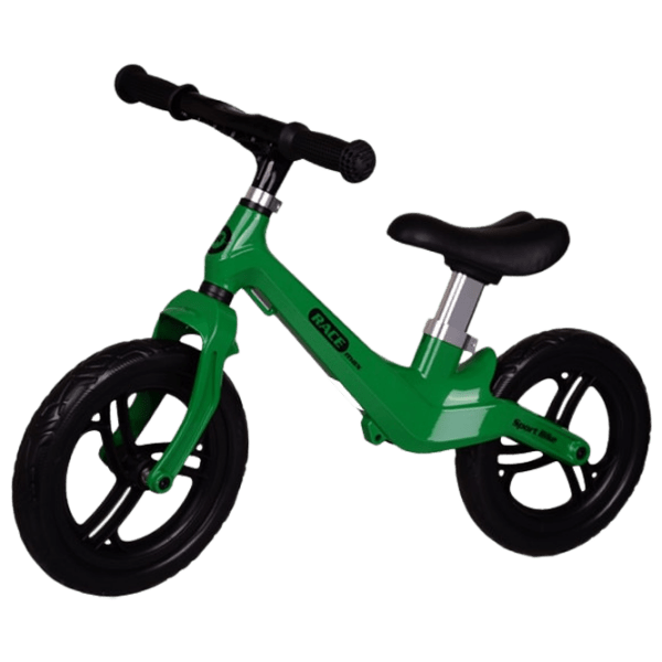 Bicicletă fără pedale Malipen Race Max 12" Green Black Aliaj de magneziu / Pentru copii photo 1