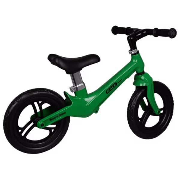 Bicicletă fără pedale Malipen Race Max 12" Green Black Aliaj de magneziu / Pentru copii photo 2