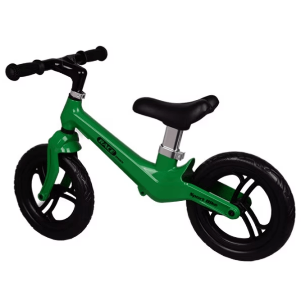 Bicicletă fără pedale Malipen Race Max 12" Green Black Aliaj de magneziu / Pentru copii photo 3