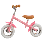 Bicicletă fără pedale Milly Mally Marshall Air 10" Pink White Oțel / Pentru copii
