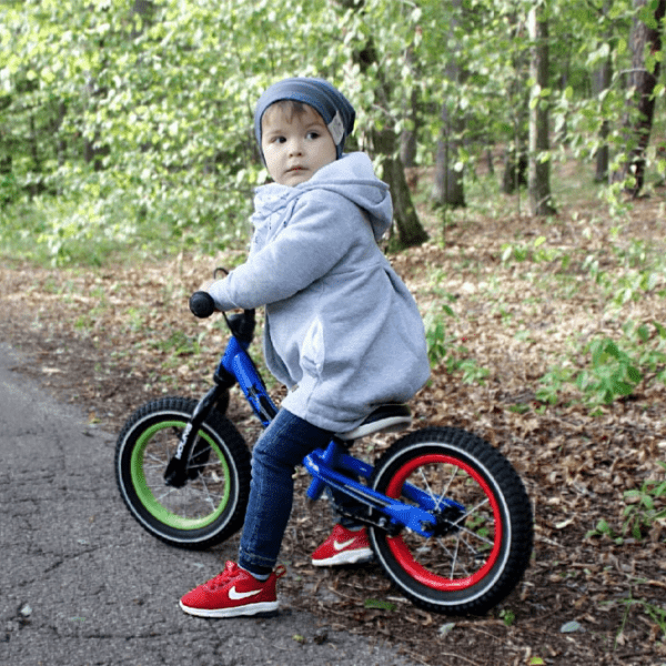 Bicicletă fără pedale Milly Mally Young 12" Pink White Oțel / Pentru copii photo 6