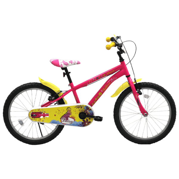 Bicicletă Belderia Daisy 20" Pink Yellow Oțel / Pentru copii photo 1