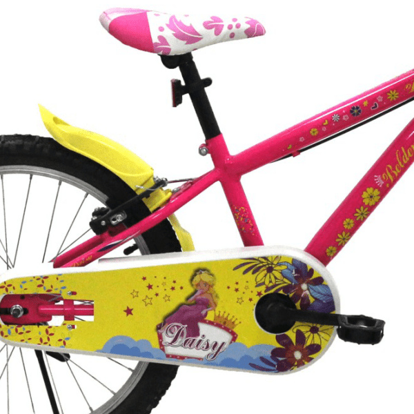 Bicicletă Belderia Daisy 20" Pink Yellow Oțel / Pentru copii photo 3