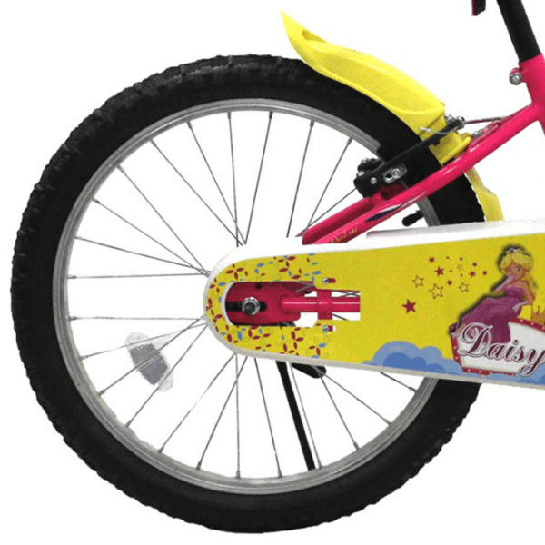 Bicicletă Belderia Daisy 20" Pink Yellow Oțel / Pentru copii photo 4