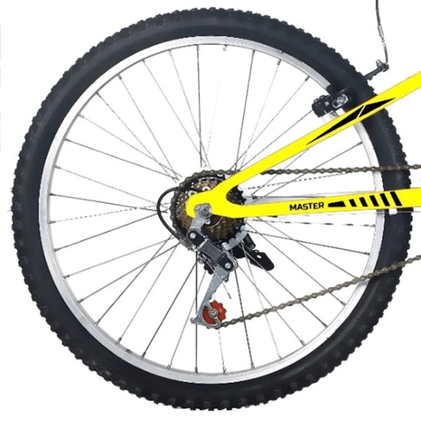 Bicicletă Belderia Tec Master 20" Black Yellow Oțel / Pentru copii photo 2
