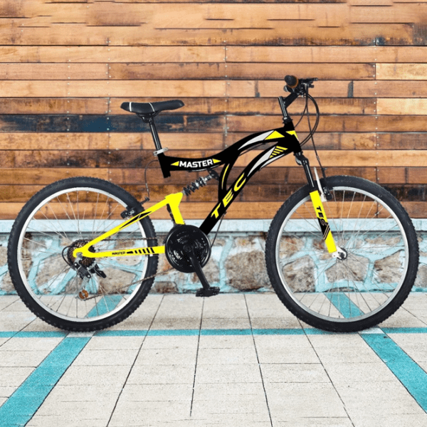 Bicicletă Belderia Tec Master 20" Black Yellow Oțel / Pentru copii photo 5