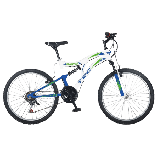 Bicicletă Belderia Tec Master 24" White Blue Oțel / Pentru copii photo 1