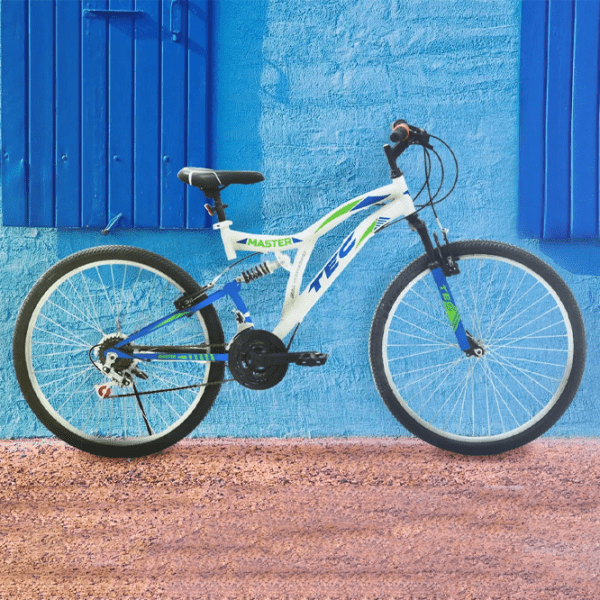 Bicicletă Belderia Tec Master 24" White Blue Oțel / Pentru copii photo 5
