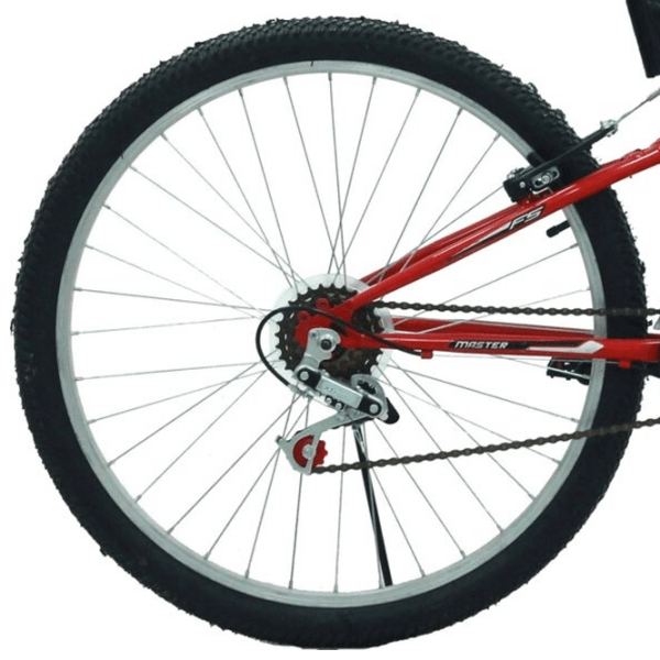 Bicicletă Belderia Tec Master 26" Black Red Oțel / Pentru copii photo 3