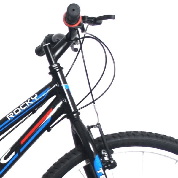 Bicicletă Belderia Tec Rocky 24" Black Red Oțel / Pentru copii photo 2