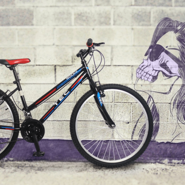 Bicicletă Belderia Tec Rocky 24" Black Red Oțel / Pentru copii photo 5
