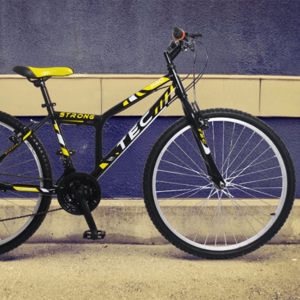 Велосипед Belderia Tec Strong 26" Черный Желтый Сталь / Детский photo 5
