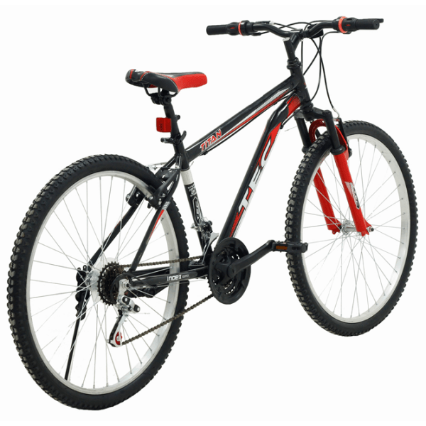 Bicicletă Belderia Tec Titan 24" Black Red Oțel / Pentru copii photo 2