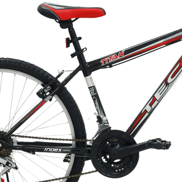 Bicicletă Belderia Tec Titan 24" Black Red Oțel / Pentru copii photo 4