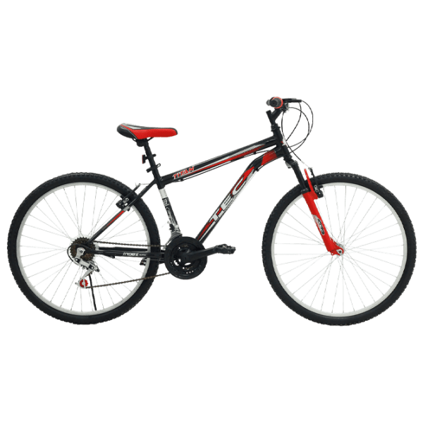 Велосипед Belderia Tec Titan 26" Черный Red Сталь / Детский photo 1