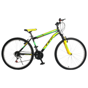 Bicicletă Belderia Tec Titan 26" Black Yellow Oțel / Pentru copii