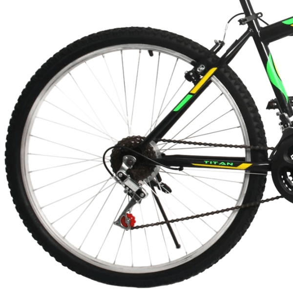 Bicicletă Belderia Tec Titan 26" Black Yellow Oțel / Pentru copii photo 3