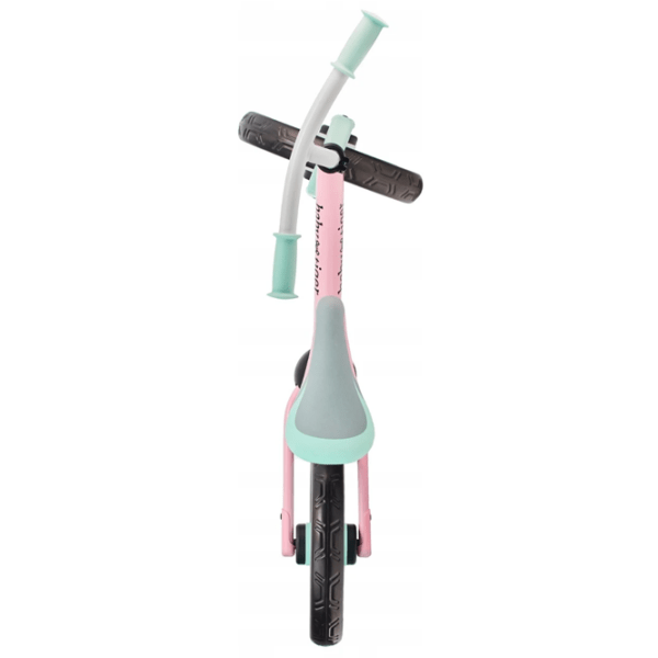 Bicicletă fără pedale BabyTiger Flow 12" Pink Mint Oțel / Pentru copii photo 4