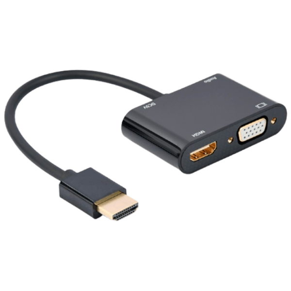 Adapter Cablexpert A-HDMIM-HDMIFVGAF-01 Black HDMI photo 1