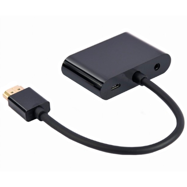 Adapter Cablexpert A-HDMIM-HDMIFVGAF-01 Black HDMI photo 2