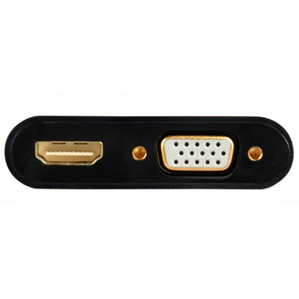 Adapter Cablexpert A-HDMIM-HDMIFVGAF-01 Black HDMI photo 3