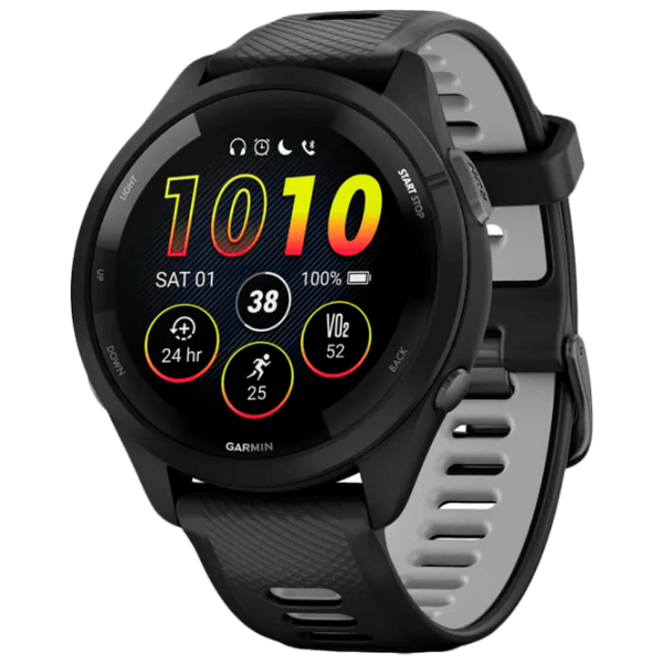 Умные часы Garmin Forerunner 265 Черный 1.3" | 32.5 мм | Прочное полимерное волокно/Силикон
| 010-02810-10 photo 1