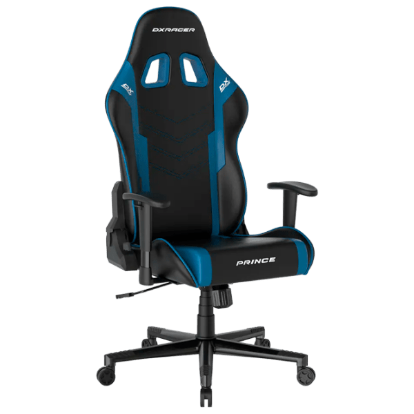 Игровое кресло DXRacer Prince GC-P132-NB-FX2 Черный Синий  photo 1