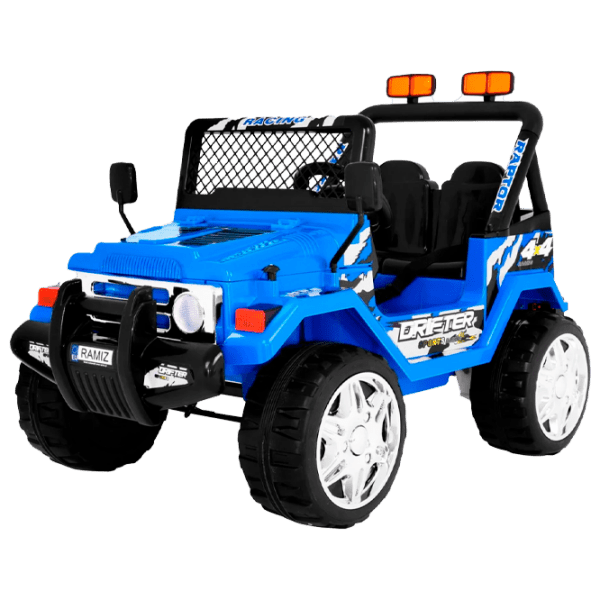 Электромобиль Jeep Jeep Raptor Ramiz 5902808150145 Синий 3+ | 30 кг | 6 км/ ч photo 1