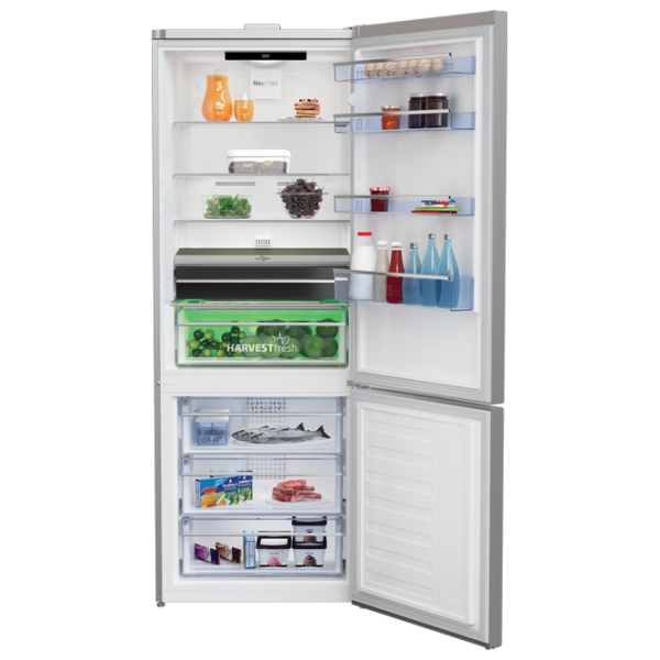Frigider Beko RCNE560E40ZLXPHUN Inox 350l/ No Frost, 158l/ No Frost, E photo 4