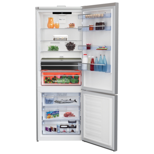 Frigider Beko RCNE560E40ZLXPHUN Inox 350l/ No Frost, 158l/ No Frost, E photo 5