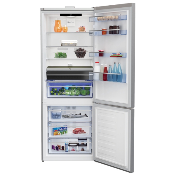Frigider Beko RCNE560E40ZLXPHUN Inox 350l/ No Frost, 158l/ No Frost, E photo 6
