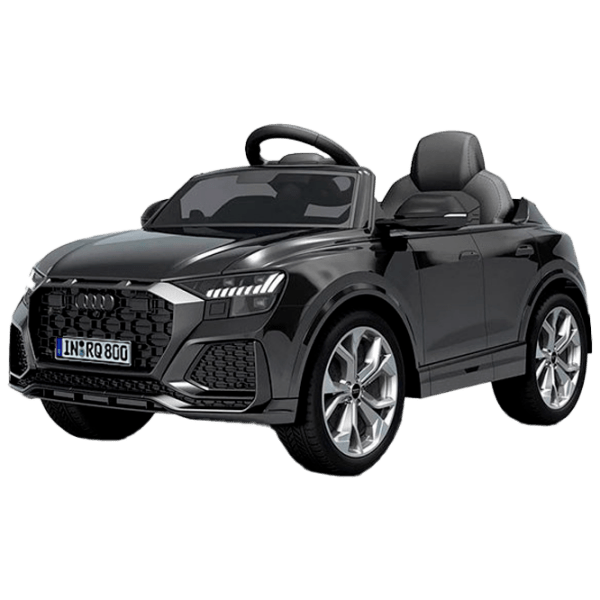 Электромобиль Audi RS Q8 Chipolino ELKAUQ8223B Черный 3+ | 30 кг | 3.5 км/ ч photo 1