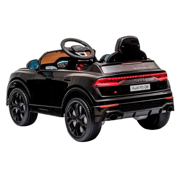 Электромобиль Audi RS Q8 Chipolino ELKAUQ8223B Черный 3+ | 30 кг | 3.5 км/ ч photo 3