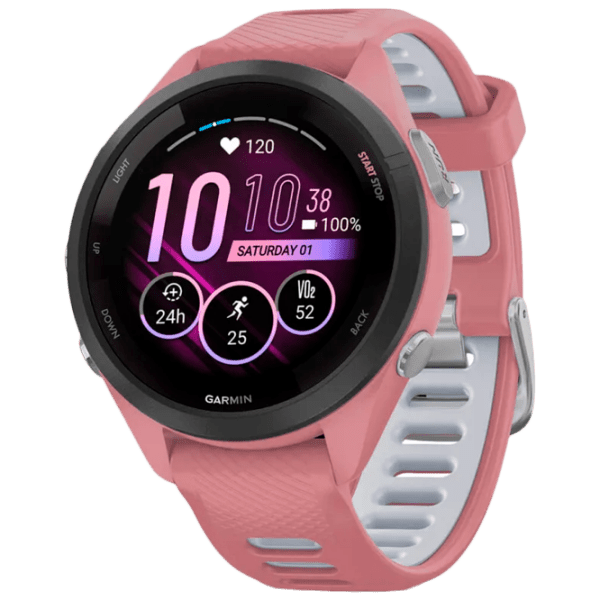Ceas inteligent Garmin Forerunner 265S Pink 1.1" | 28.1 mm | Fibră polimerică durabilă/Silicon| 010-02810-15 photo 1