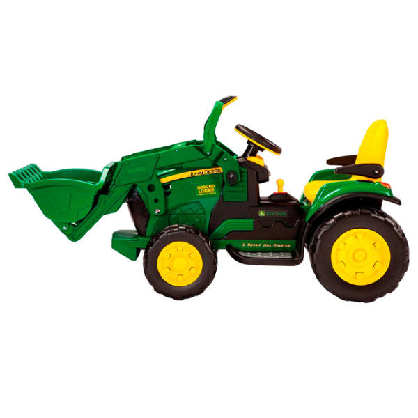 Tractor electric JD Ground Loader Peg Perego IGOR0068/ 1 Green 3+ | 40 kg | 12 km/ h photo 4
