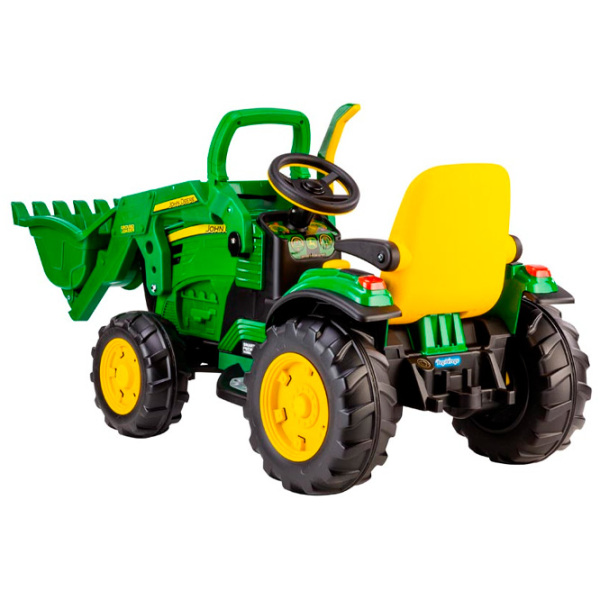 Tractor electric JD Ground Loader Peg Perego IGOR0068/ 1 Green 3+ | 40 kg | 12 km/ h photo 5