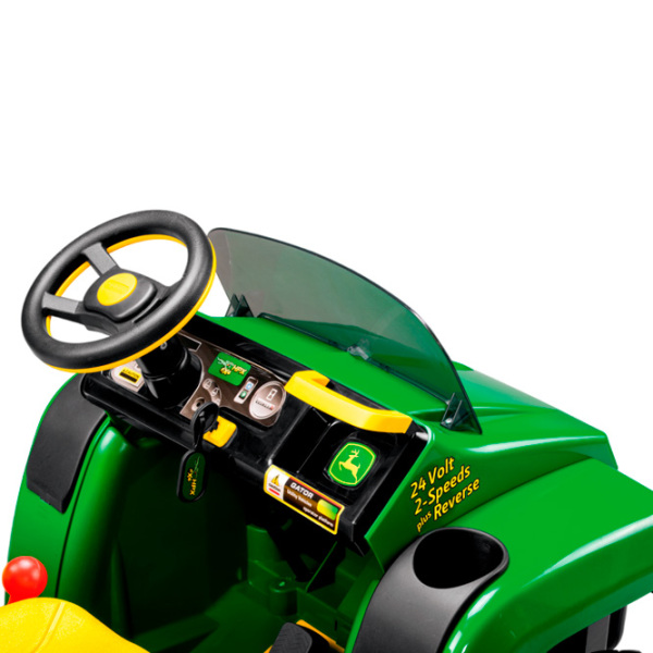 Tractor electric JD Gator HPX Peg Perego OD0060 Green 3+ | 60 kg | 3.5 km/ h photo 4
