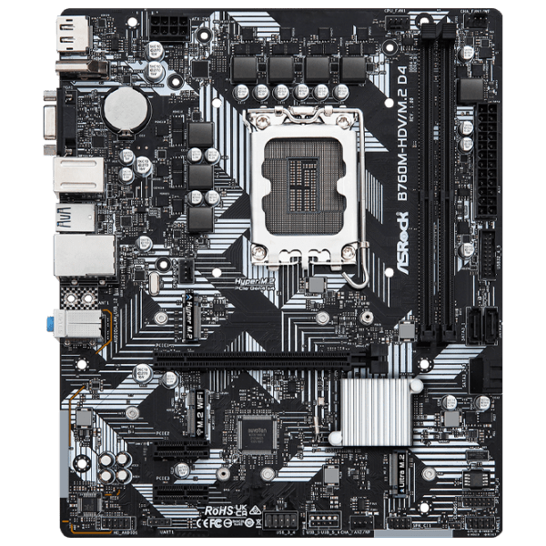 Материнская плата ASRock B760M-HDV/ M.2 mATX  photo 1