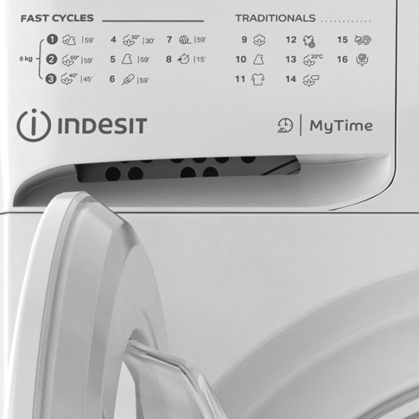 Стиральная машина Indesit OMTWSE 61252 W EU Белый 6 кг, 1200 об/ мин, A+++ photo 7