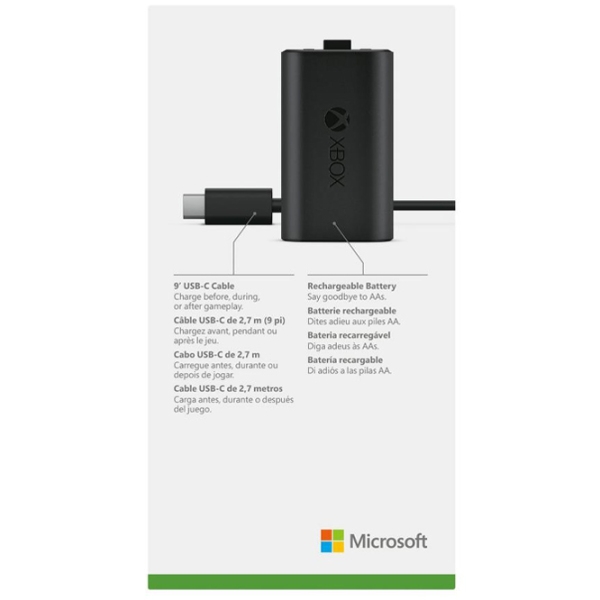 Аккумулятор для геймпада Microsoft Play and Charge Kit Черный  photo 6
