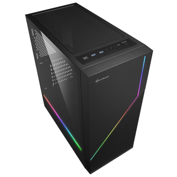 Корпус Sharkoon RGB FLOW Черный ATX photo 2