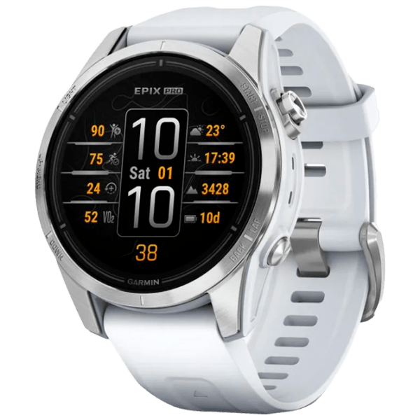 Умные часы Garmin Epix Pro (Gen 2) Серебряный 1.2" | 42 мм | Нержавеющая сталь/Силикон
| 010-02802-01 photo 1