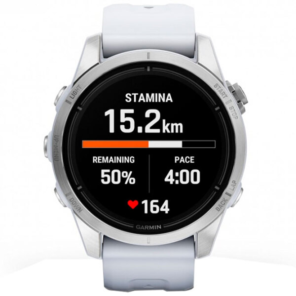 Умные часы Garmin Epix Pro (Gen 2) Серебряный 1.2" | 42 мм | Нержавеющая сталь/Силикон
| 010-02802-01 photo 4